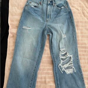 Distressed Blue Women's Jeans